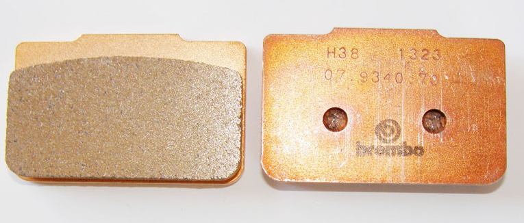 Plaquette de frein Arrière Compétition Brembo 07934070 pour Étrier Brembo P2 24 - Vendu à l'unité