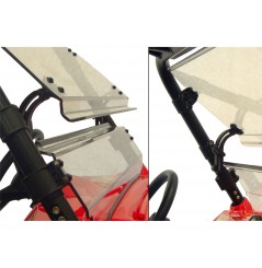 Pare - Brise Complet Pivotant D2 Pour SSV Polaris 800 RZR (08-15)