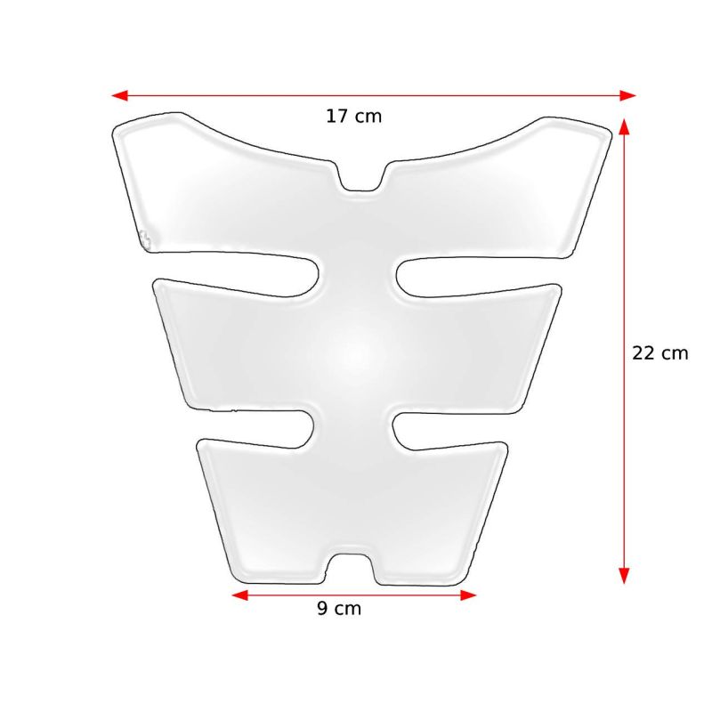 Protection de Réservoir Moto Universel V-Parts Grand Modèle Transparent Protection de Réservoir Moto Universel V-Parts Grand Modèle Transparent