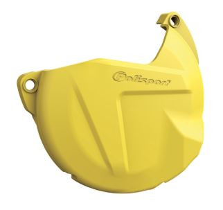 Protection Carter Embrayage POLISPORT Jaune pour HUSQVARNA TE 125 (2014-2016)