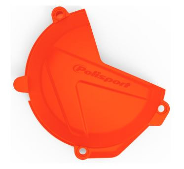 Protection Carter Embrayage POLISPORT Orange pour HUSQVARNA FE 250 (2017-2023)