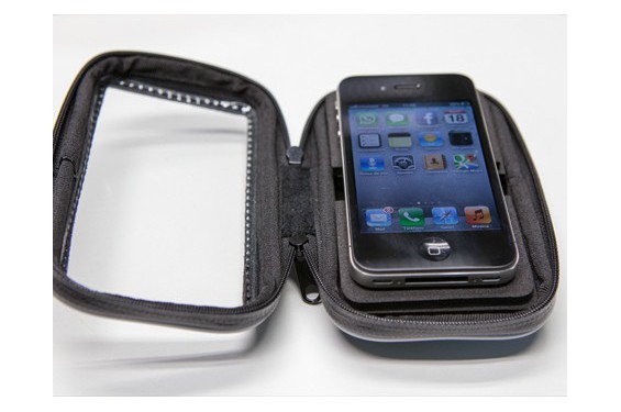 Support Smartphone Moto Étanche Shad Fixation au Guidon, dimension écran 3.8" 6x12cm