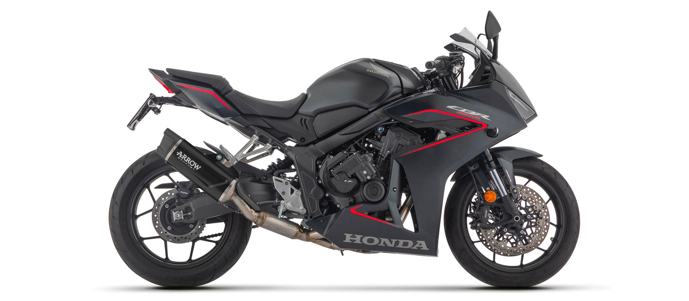 Ligne complète d'Échappement Racing ARROW Indy-Race EVO pour CB 650 R (24-25)