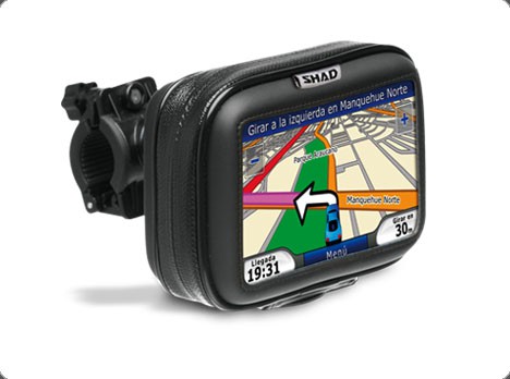 Sacoche Shad Étanche pour GPS 4.3" 14x9cm fixation au guidon
