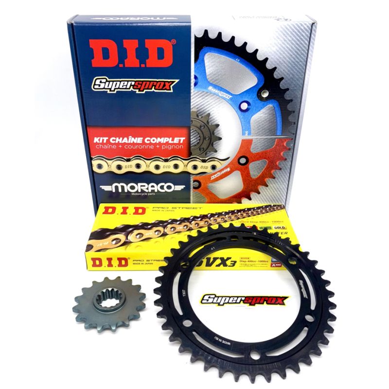 Kit Chaîne Moto DID pour Kawasaki Z800 (13-16) Kit Chaîne Moto DID pour Kawasaki Z800 (13-16)
