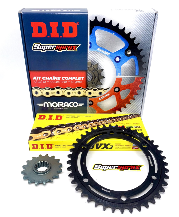 Kit Chaine Moto DID pour Yamaha YZF1000R Thunderace (96-02)