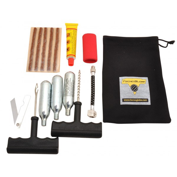 Kit Réparation Tubeless Tecno Globe pour Moto - Quad
