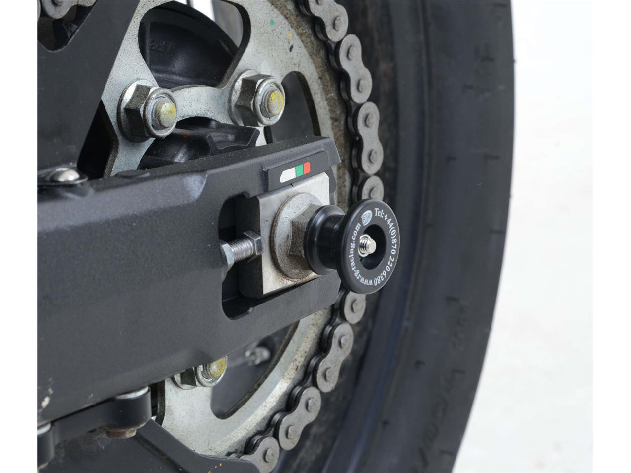 Pions / Diabolo de levage racing R&G pour Africa Twin CRF 1000 L (16-19) - SS0045BK