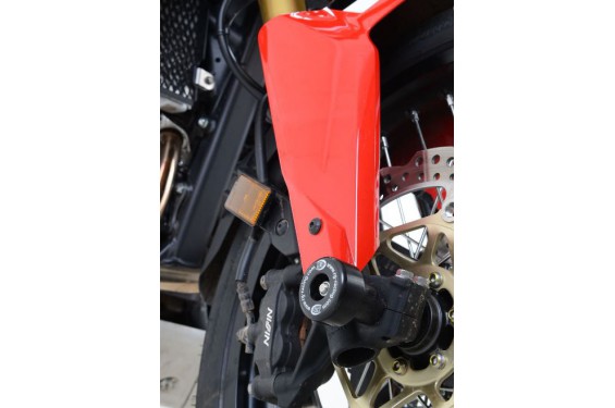 Roulettes de protection de fourche R&G pour Afrcatwin 1000 (16-19) - FP0181BK Roulettes de protection de fourche R&G pour Afrcatwin 1000 (16-19) - FP0181BK