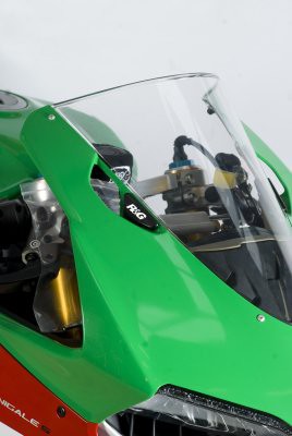 Cache Orifice de Rétroviseur Moto R&G Pour 1199 Panigale (12-13) - MBP0010BK
