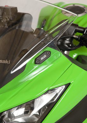 Cache Orifice de Rétroviseur R&G Pour Ninja 300 (13-16) ZX6R (13-16) - MBP0014BK