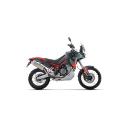 Silencieux Homologué ARROW Indy-Race EVO Embout Inox pour Aprilia Tuareg 660 (25 et +)