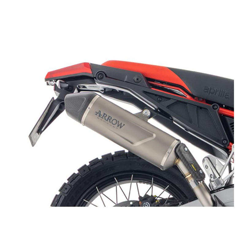 Silencieux Homologué ARROW Indy-Race EVO Embout Carbone pour Aprilia Tuareg 660 (25 et +) Silencieux Homologué ARROW Indy-Race EVO Embout Carbone pour Aprilia Tuareg 660 (25 et +)