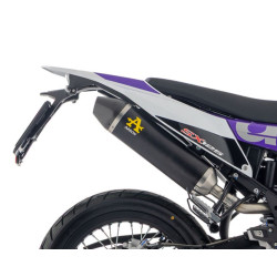 Silencieux ARROW Thunder Embout Carbone pour Aprilia RX 125 (25 et +)