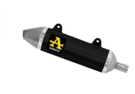 Silencieux ARROW Thunder Embout ALU pour Aprilia RX 125 (25 et +)