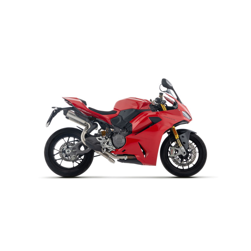 Silencieux "Homologué" ARROW Round-Sil + Décatalyseur Inox pour Panigale V2 / V2S (25 et +) Silencieux "Homologué" ARROW Round-Sil + Décatalyseur Inox pour Panigale V2 / V2S (25 et +)