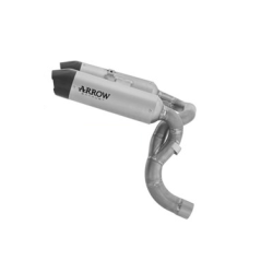 Silencieux "Homologué" ARROW Round-Sil + Décatalyseur Inox pour Panigale V2 / V2S (25 et +)