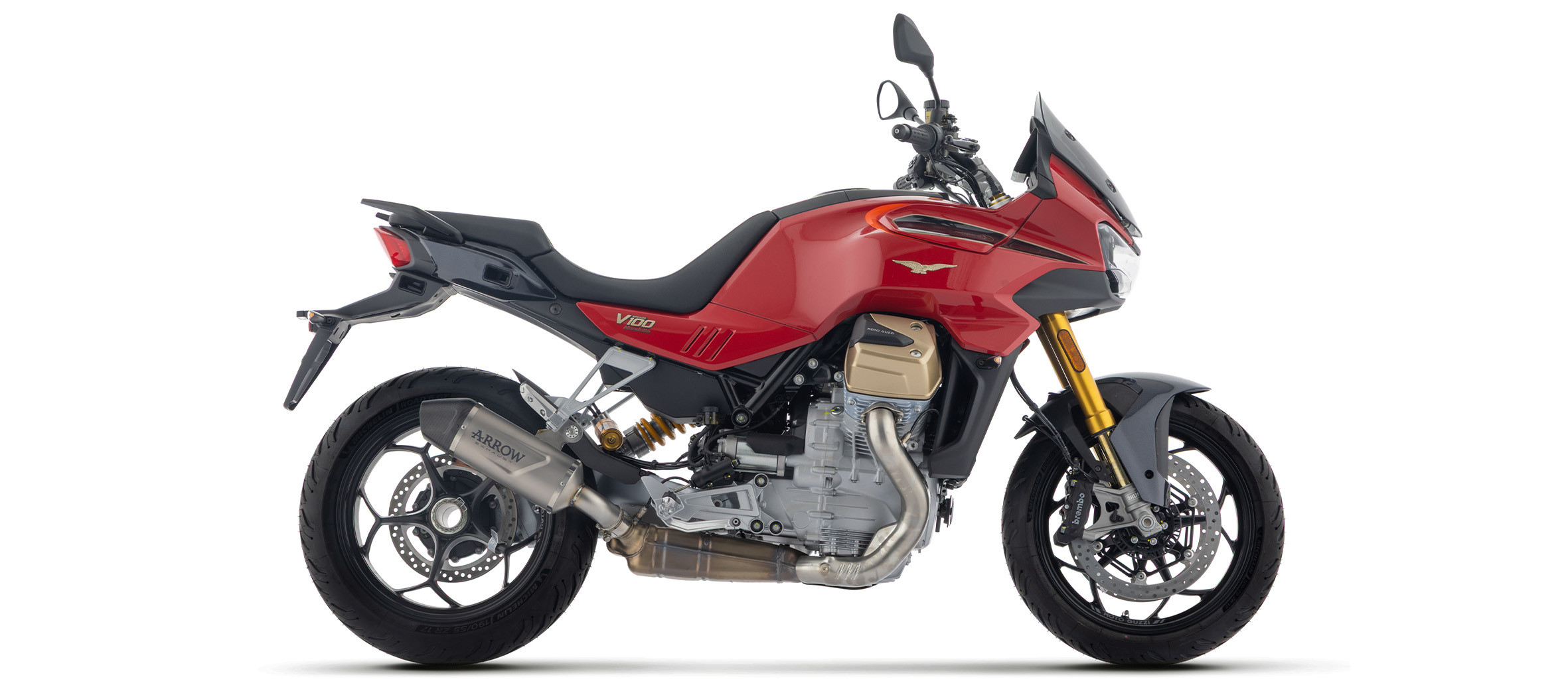 Échappement "Homologué" ARROW Indy-Race EVO pour V100 Mandello (25 et +)