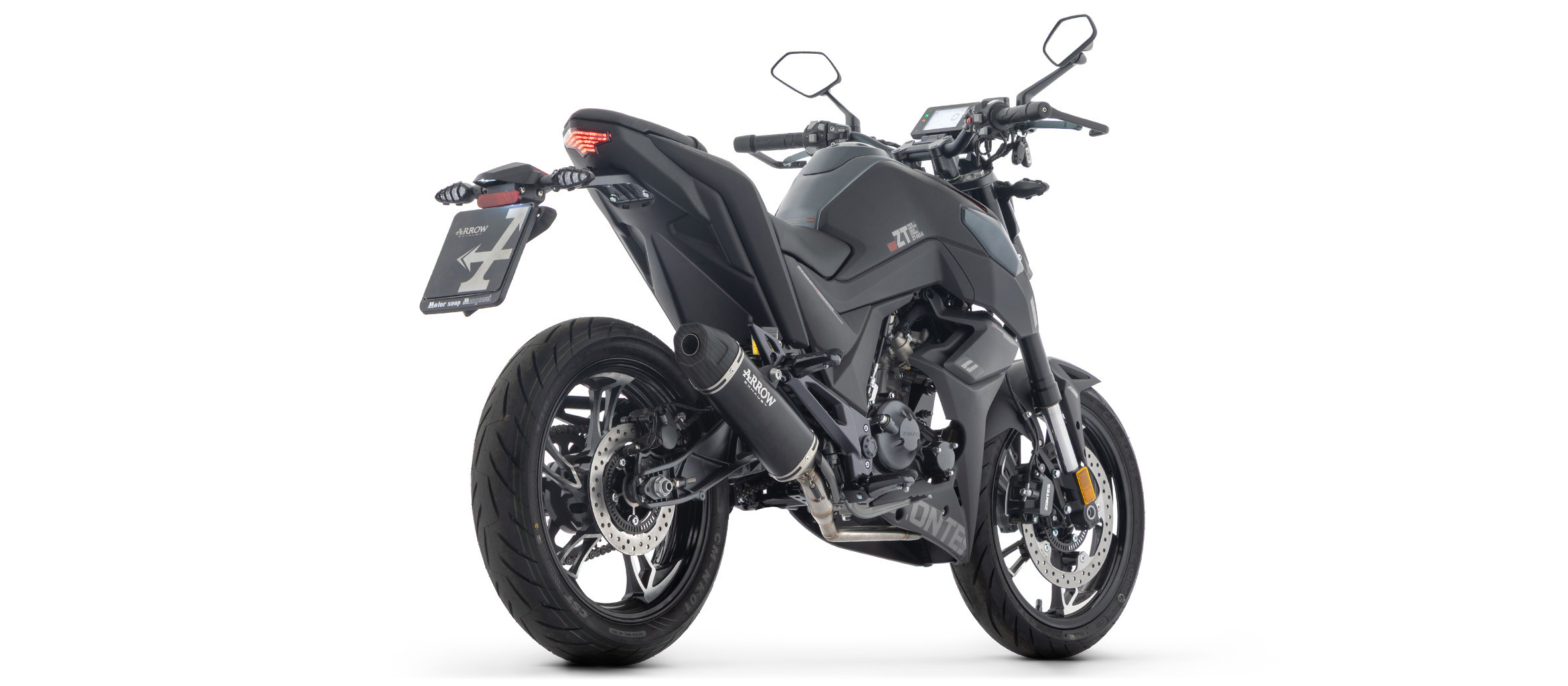 Ligne d'échappement ARROW Icon pour ZT 125 Roadster (25 et +)
