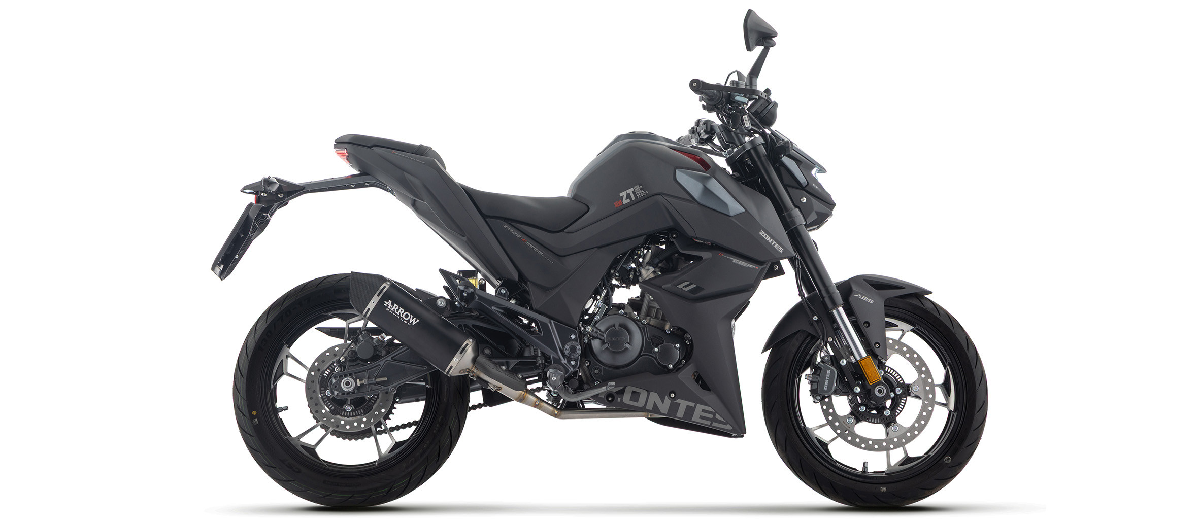 Ligne d'échappement ARROW Icon pour ZT 125 Roadster (25 et +)