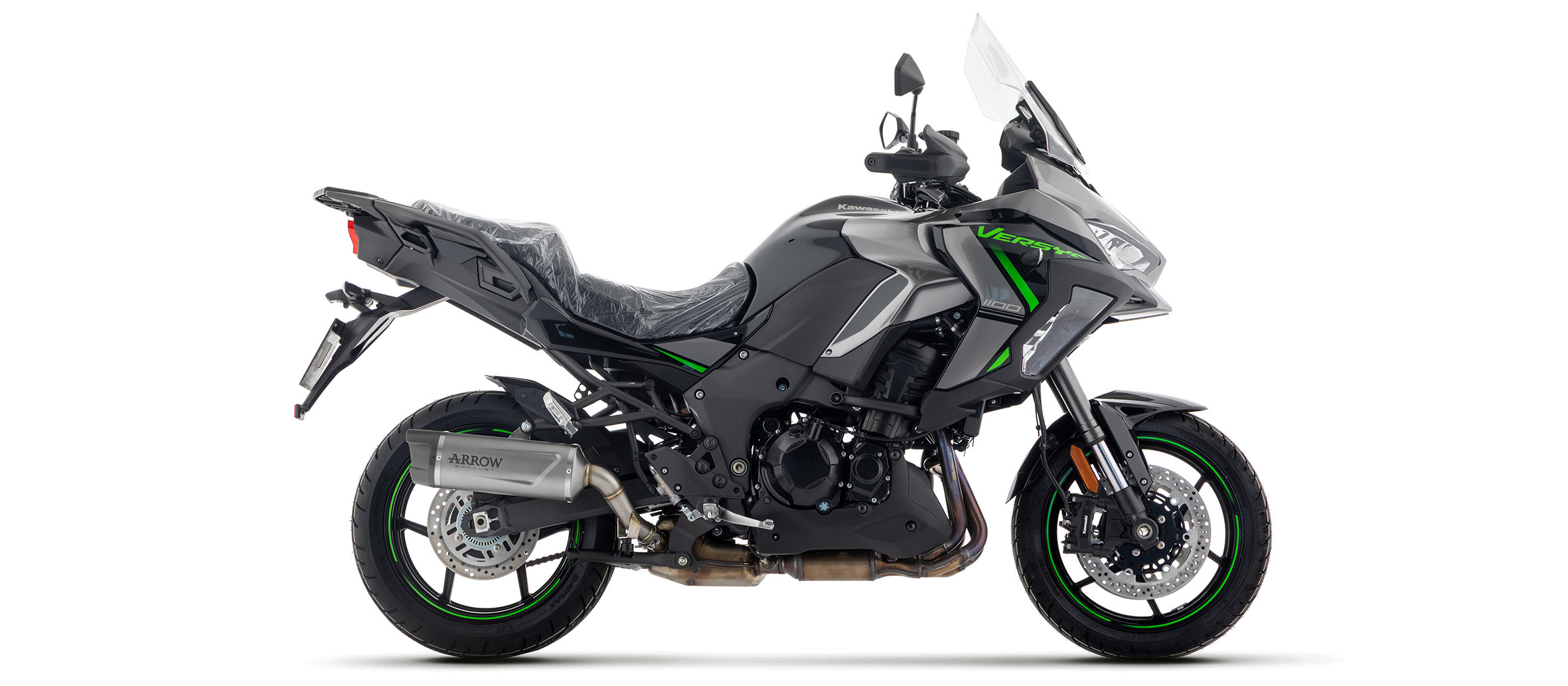 Échappement "Homologué" ARROW Indy-Race EVO pour 1100 Versys (25 et +)