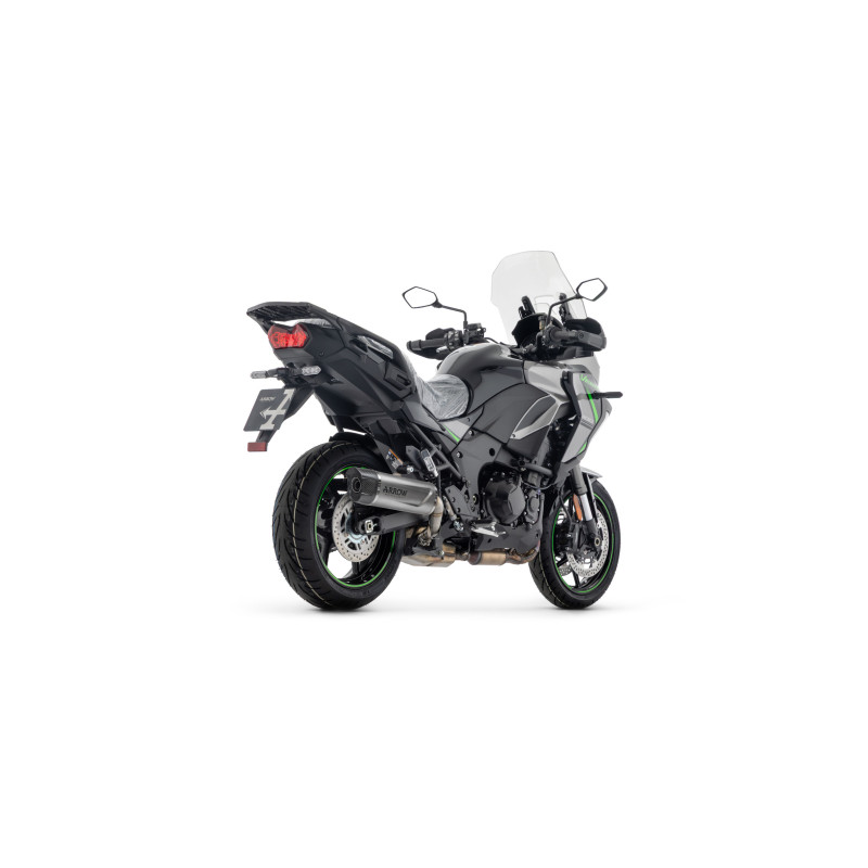 Ligne complète d'Échappement ARROW Indy-Race EVO pour 1100 Versys (25 et +) Ligne complète d'Échappement ARROW Indy-Race EVO pour 1100 Versys (25 et +)