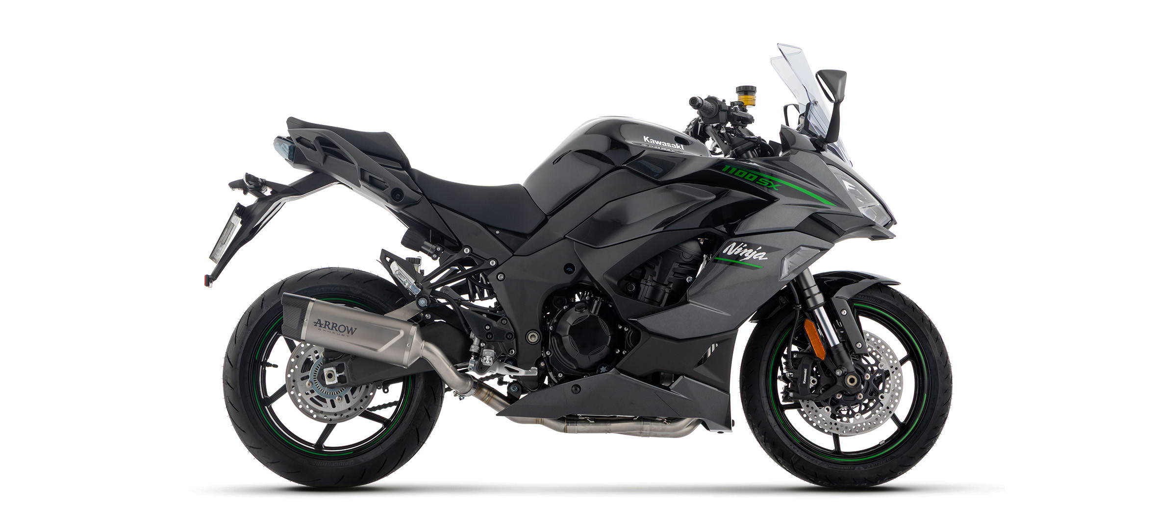 Ligne complète d'Échappement ARROW Indy-Race EVO pour Ninja 1100 SX (25 et +)