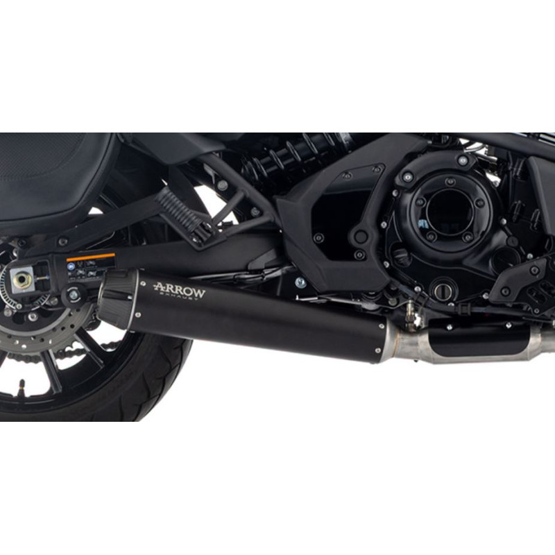 Ligne d'Échappement ARROW Rebel pour Vulcan S 650 (25 et +) Ligne d'Échappement ARROW Rebel pour Vulcan S 650 (25 et +)