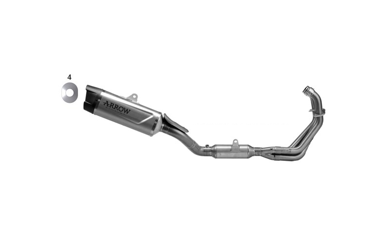 Ligne d'Échappement "Racing" ARROW Indy-Race EVO pour Tracer 9 (25 et +) et Tracer 9 GT (25 et +)