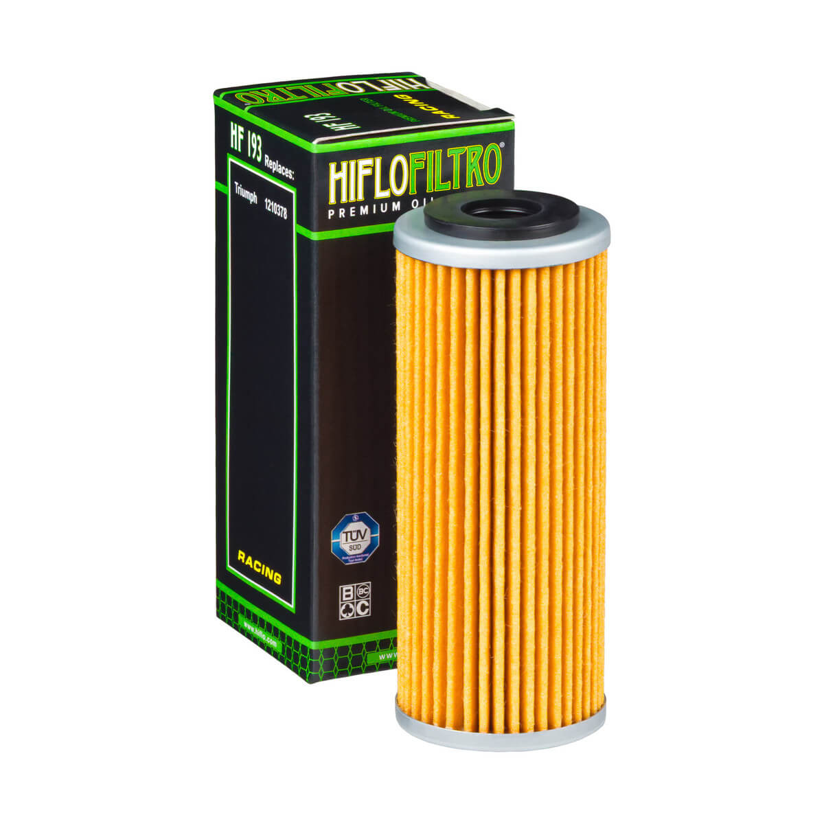 Filtre à Huile Hiflofiltro HF193 pour Triumph TF 250 et 450