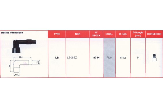 Antiparasite NGK LB05EZ Moto, Scooter, Quad Antiparasite NGK LB05EZ Moto, Scooter, Quad