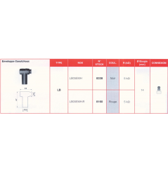 Antiparasite Rouge NGK LB05EMH-R Moto, Scooter, Quad 