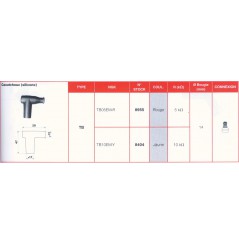 Antiparasite Rouge NGK  TB05EM-R Moto, Scooter, Quad 