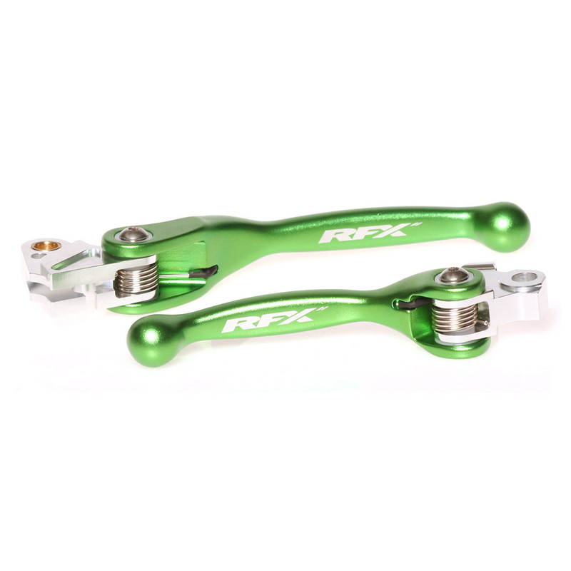 Kit de Leviers Repliables Forgés RFX Race Vert pour Yamaha YZ 250 (08-14) - FXFL4020055GN