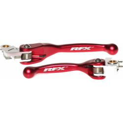 Kit de Leviers Repliables Forgés RFX Race Rouge pour Husqvarna TE 150 (22-25) - FXFL7100055RD