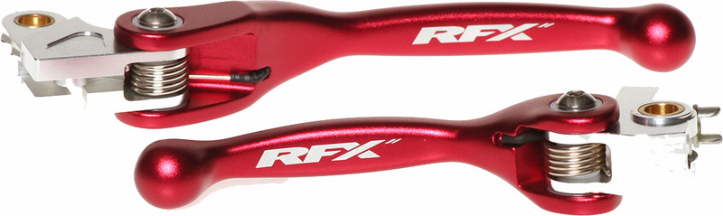 Kit de Leviers Repliables Forgés RFX Race Rouge pour Husqvarna FE 450 (22-25) - FXFL7100055RD