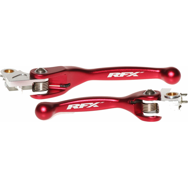 Kit de Leviers Repliables Forgés RFX Race Rouge pour Husqvarna FE 250 (22-25) - FXFL7100055RD Kit de Leviers Repliables Forgés RFX Race Rouge pour Husqvarna FE 250 (22-25) - FXFL7100055RD