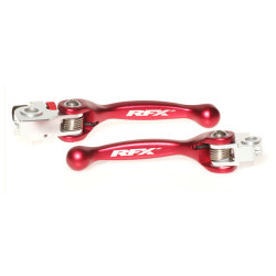 Kit de Leviers Repliables Forgés RFX Race Rouge pour Beta RR 250 2T Enduro (13-19) - FXFL8000055RD