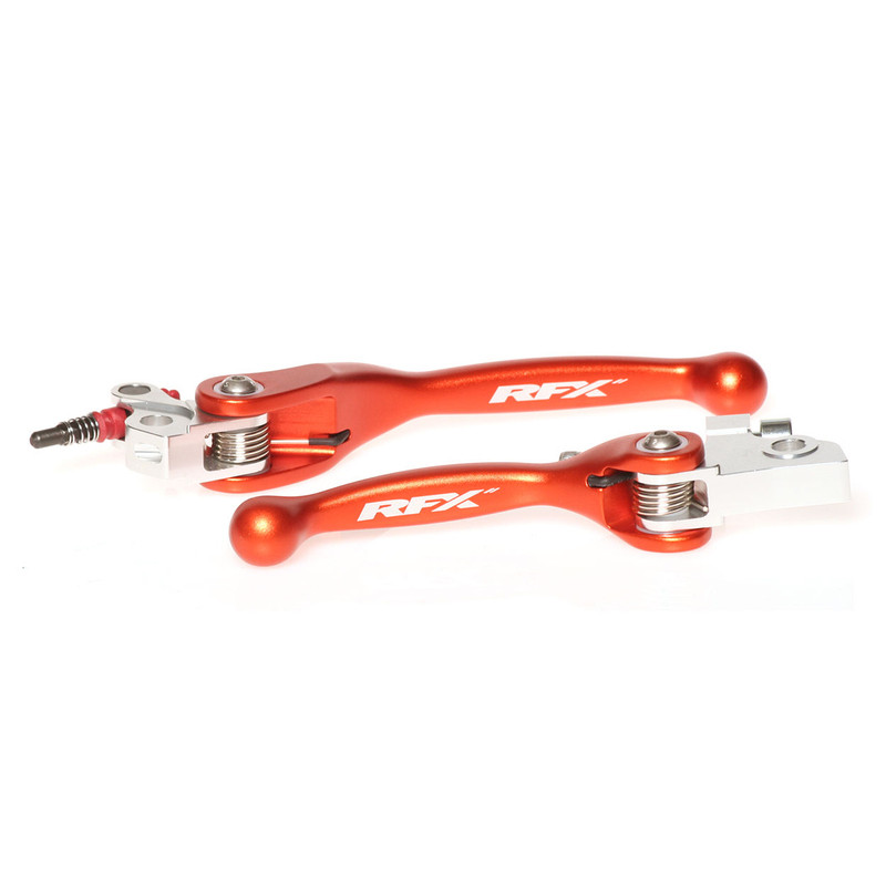 Kit de Leviers Repliables Forgés RFX Race Orange pour KTM 65 SX (04-11) - FXFL5000055OR