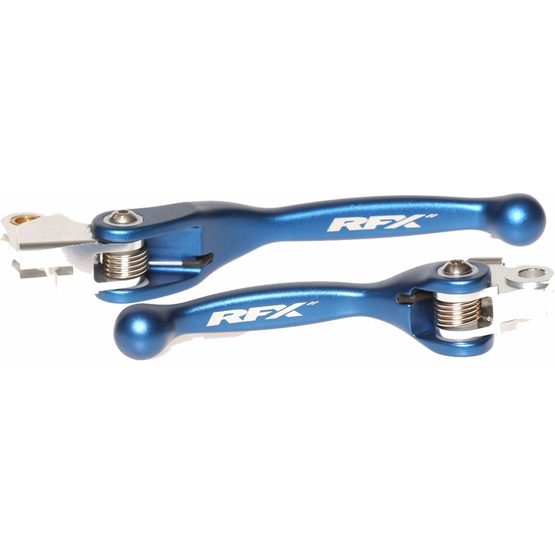 Kit de Leviers Repliables Forgés RFX Race Bleu pour Husqvarna TE 150 (22-25) - FXFL7100055BU Kit de Leviers Repliables Forgés RFX Race Bleu pour Husqvarna TE 150 (22-25) - FXFL7100055BU