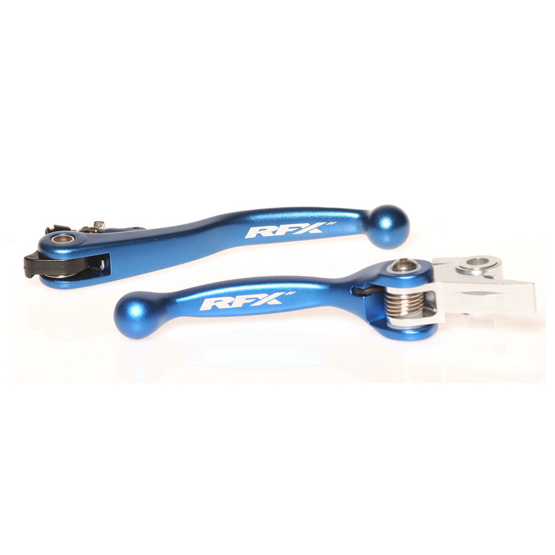 Kit de Leviers Repliables Forgés RFX Race Bleu pour Husqvarna FE 501 (17-18) - FXFL7080055BU Kit de Leviers Repliables Forgés RFX Race Bleu pour Husqvarna FE 501 (17-18) - FXFL7080055BU