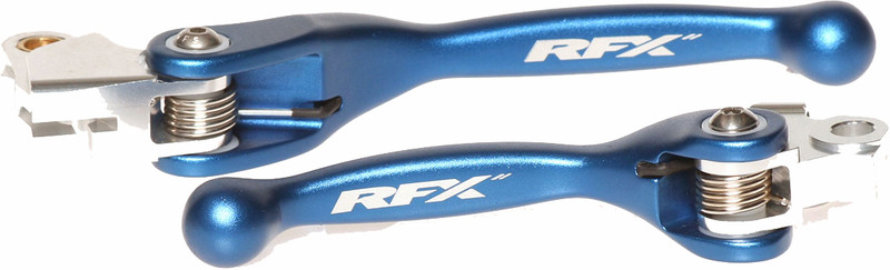 Kit de Leviers Repliables Forgés RFX Race Bleu pour Husqvarna FE 450 (22-25) - FXFL7100055BU