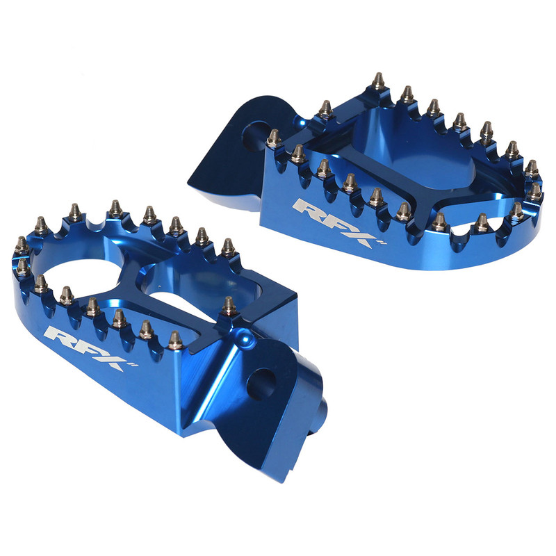 Paire de Repose-pieds RFX Pro Bleu pour Husqvarna FE 450 (14-16) - FXFR7010099BU
