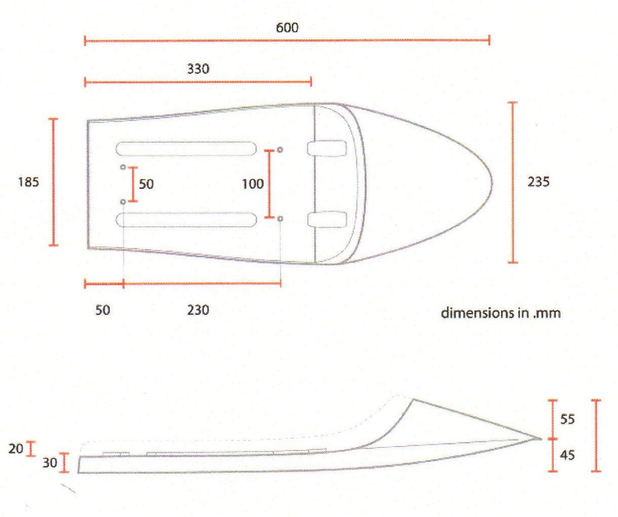 Selle Dirt Track avec Skai Marron