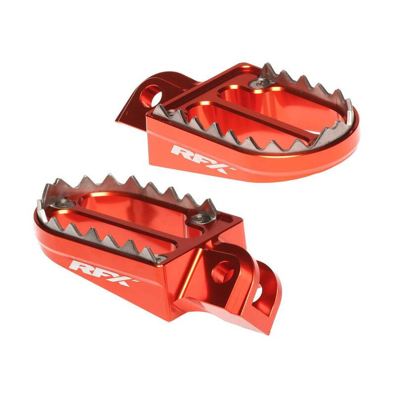 Paire de Repose-pieds RFX Pro Orange pour Husqvarna FC 450 (23-25) - FXFR 50400 99OR
