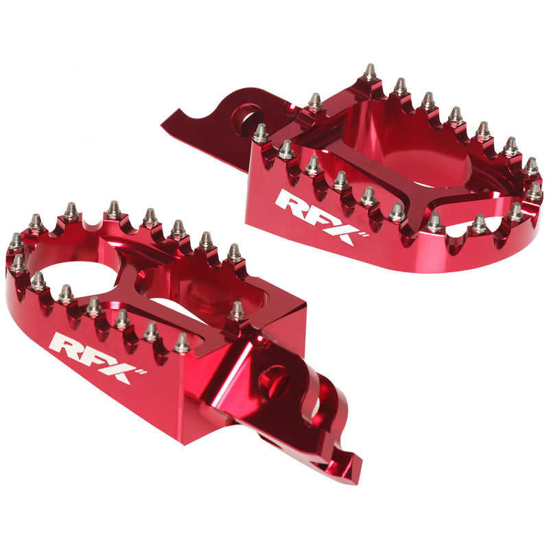 Paire de Repose-pieds RFX Pro Rouge pour Beta RR 390 4T (20-24) - FXFR8020099RD Paire de Repose-pieds RFX Pro Rouge pour Beta RR 390 4T (20-24) - FXFR8020099RD