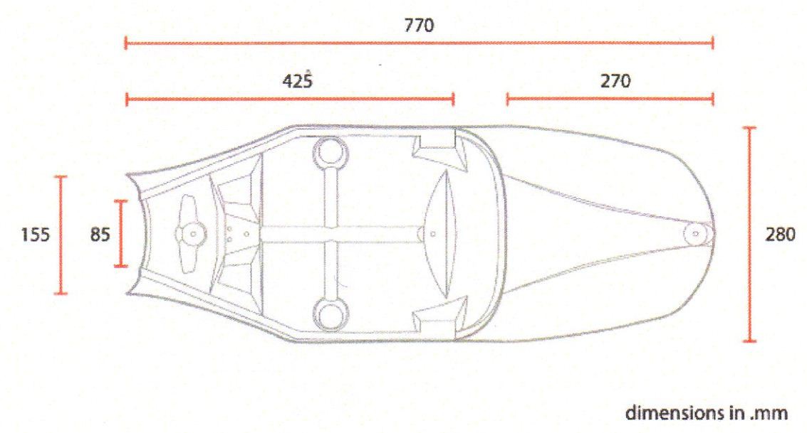 Selle Café Racer Sp pour Triumph Bonneville et Thruxton