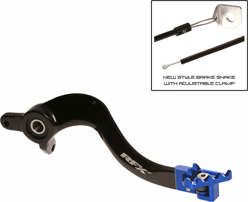 Pédale de frein arrière RFX Pro Flexi-Tip Bleu pour Husqvarna TC 300 (25-25) - FXRB5090099BU