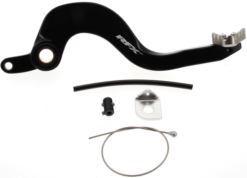 Pédale de frein arrière RFX Pro anodisé Dur Noir/Titane pour Husqvarna TC 125 (16-16) - FXRB5040199HA