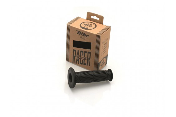 Poignée Moto Vintage Bihr Muddy noires - Ø22mm Poignée Moto Vintage Bihr Muddy noires - Ø22mm